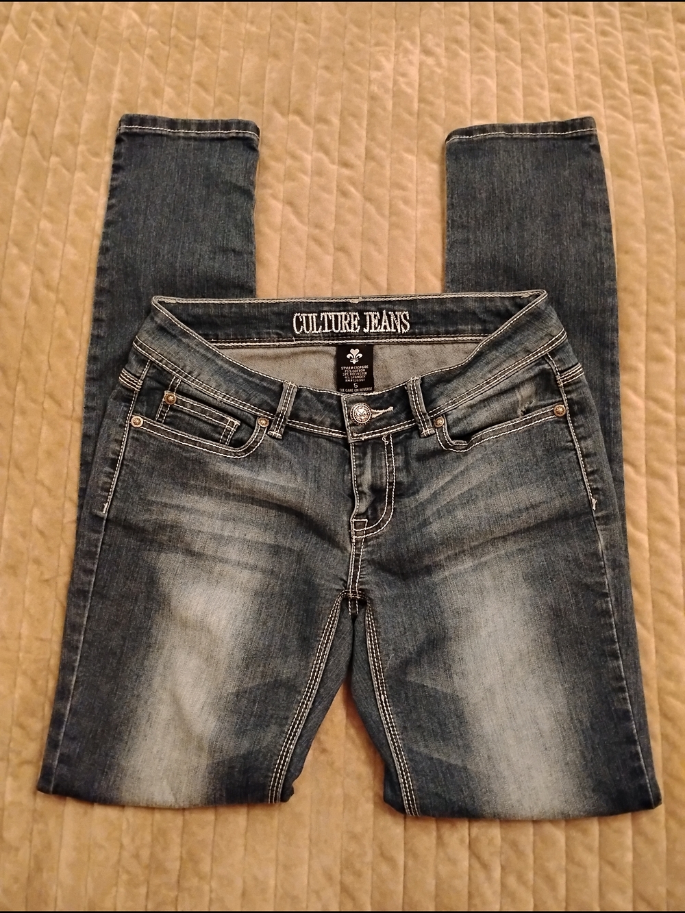 Women's Dark Blue Skinny Jeans
